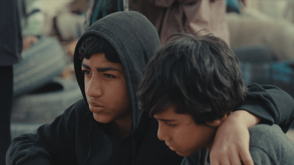 Two homeless kids in Baghdad