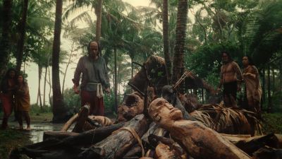 Destroyed cultural artefacts in Philippe jungle