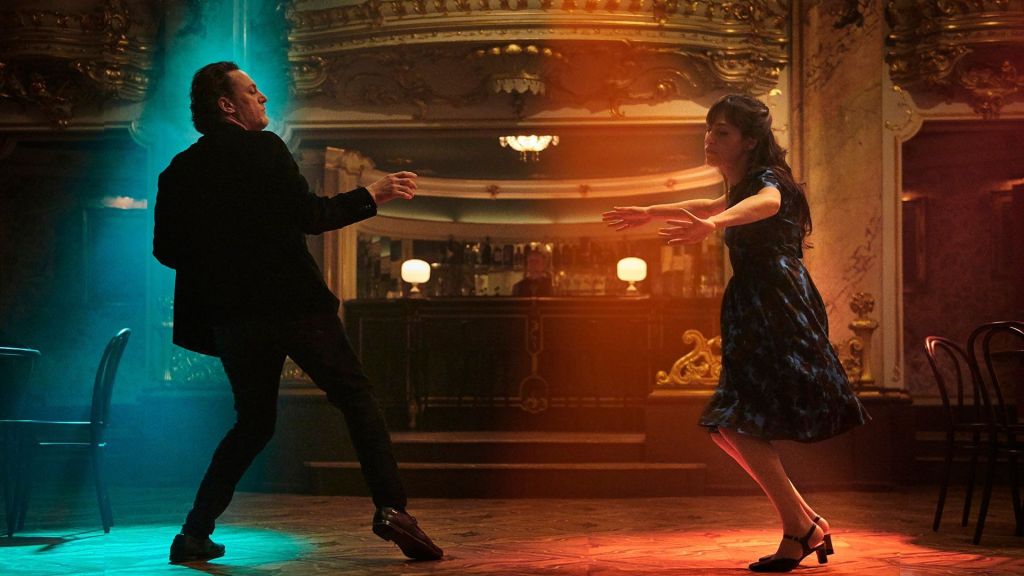 Aya & Aviad dancing in bar