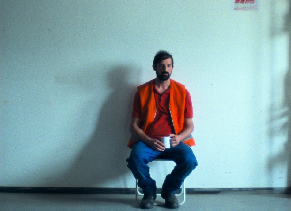 Thomas sitting in the office