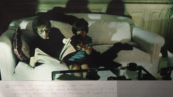 Photo of John Lennon and son Sean