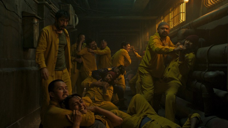 Crowded Jakarta prison cell