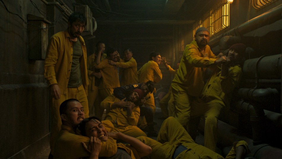 Crowded Jakarta prison cell