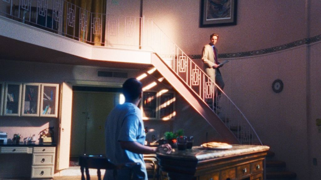 Robert Pattinson as Chris Hansen in sting house