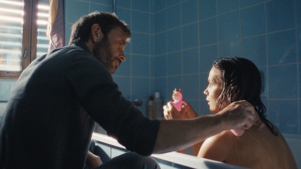 Richard bathing Stella